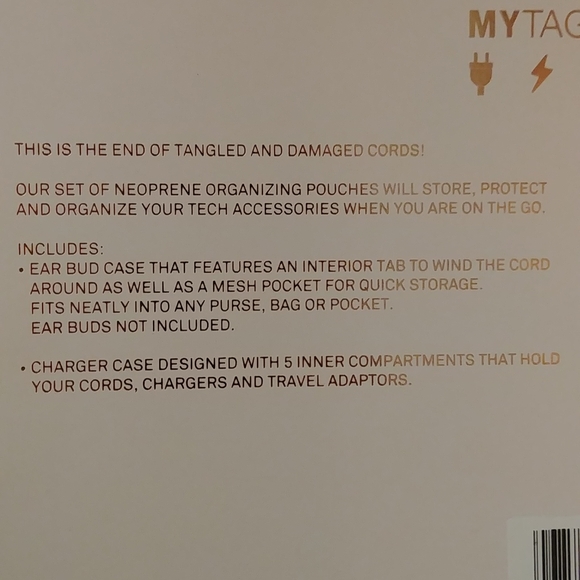 NWT Ear Bud and Charger Case - Picture 3 of 11